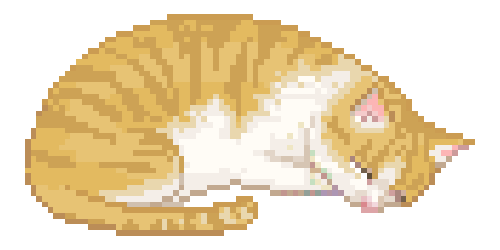 Pixel art of a cat